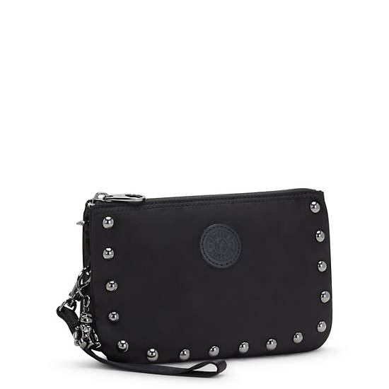 Kipling Creativity Extra Large Metallic Wristlet Taske Sort | DK 2064FD